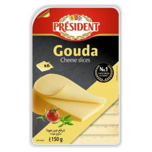 Phô mai lát Gouda Président 150g