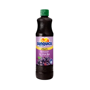 Nước ép trái cây lý chua đen cô đặc Sunquick Black Currant Drink Concentrate 700ml